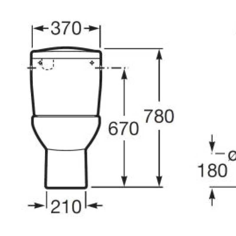 CLOSE-COUPLED WC  VICTORIA
