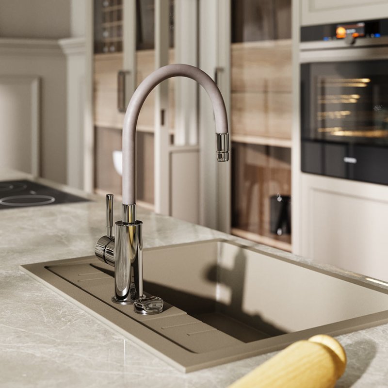 Zumba - standing sink mixer with flexible spout