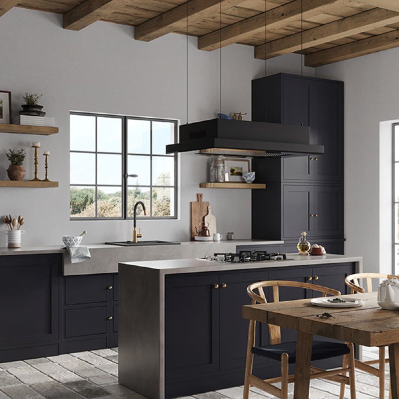 Zumba BRUSHED GOLD - standing sink mixer with flexible spout 