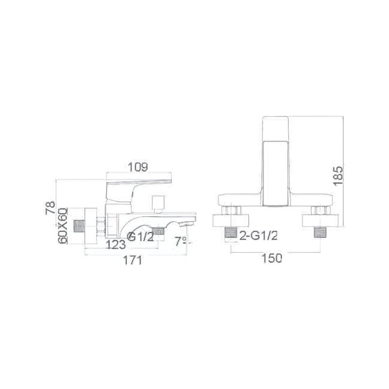BALI SINGLE-LEVER ΒΑΤΗ & SHOWER FAUCETS