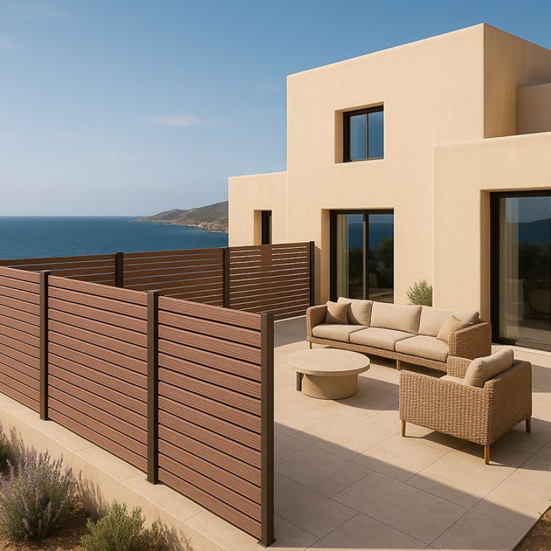 WPC outdoor fencing boards 