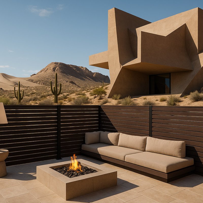 WPC outdoor fencing boards 