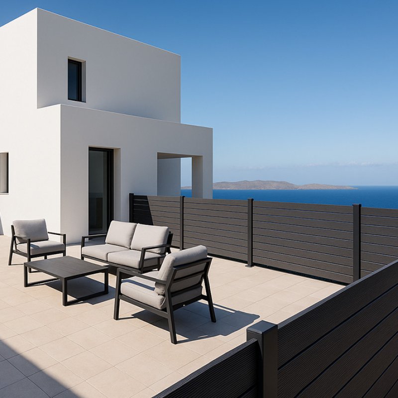 WPC outdoor fencing boards 