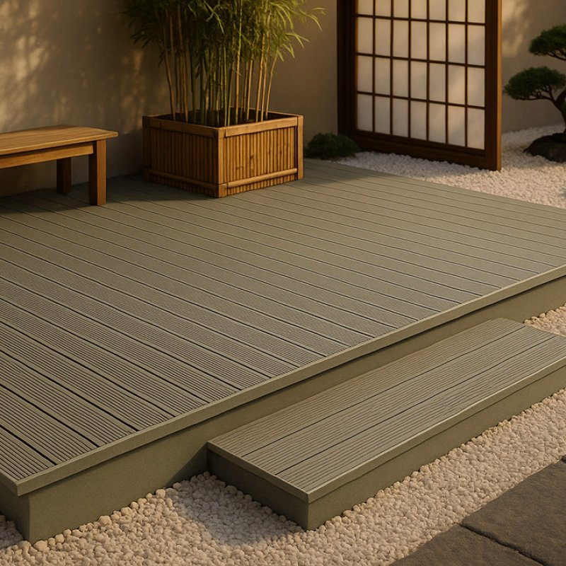 WPC outdoor decking boards