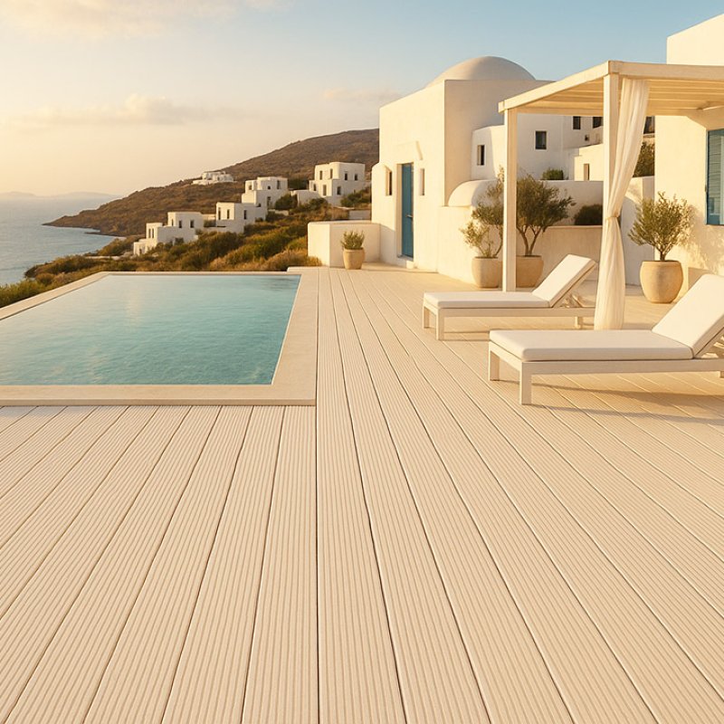 WPC outdoor decking boards