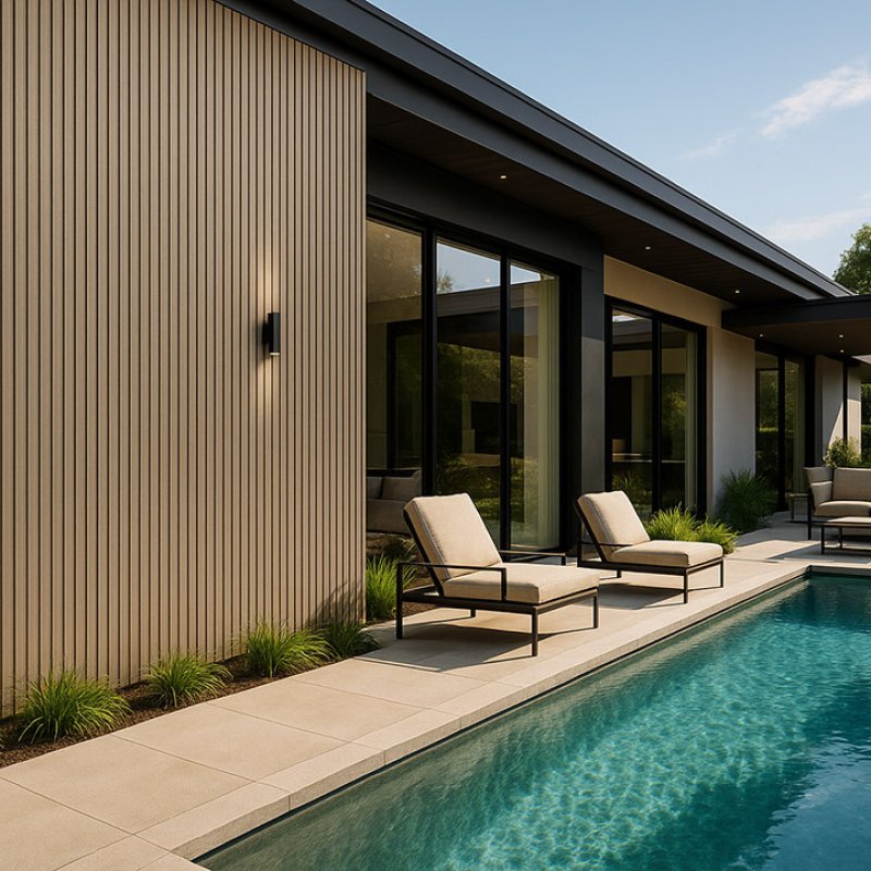 WPC Wall Panel with 3D Slats