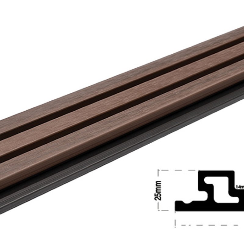 WPC Wall Panel with 3D Slats