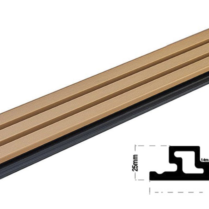 WPC Wall Panel with 3D Slats