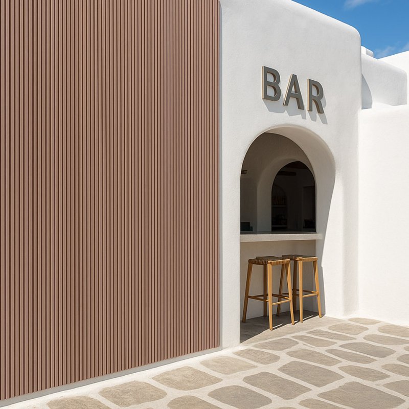 WPC Wall Panel with 3D Slats