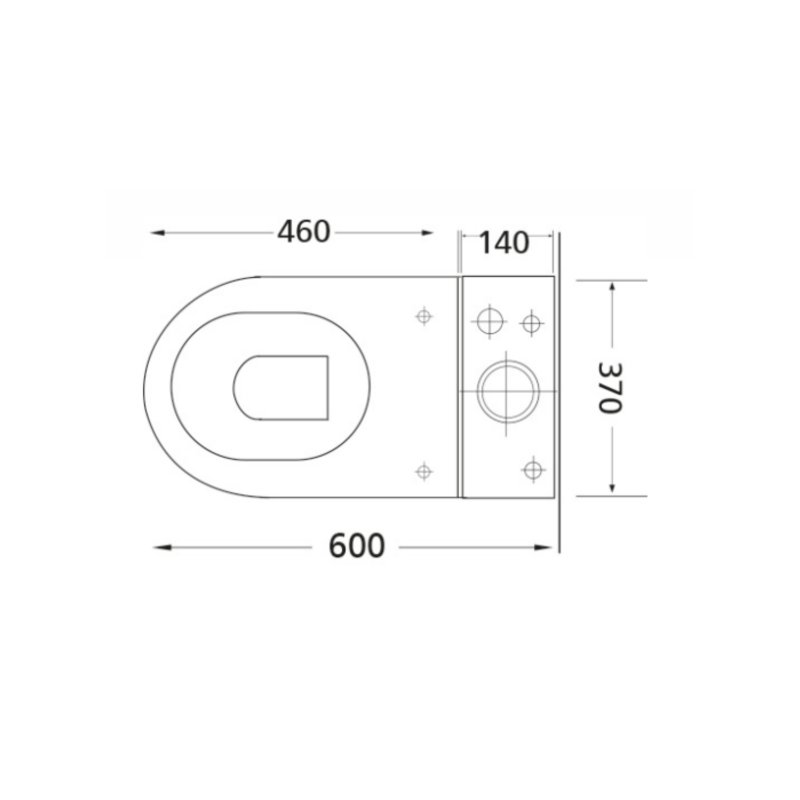 CLOSE-COUPLED WC TONIC
